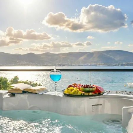 Deluxe Villa Palace Nera Seafront 2 Pools & Spa